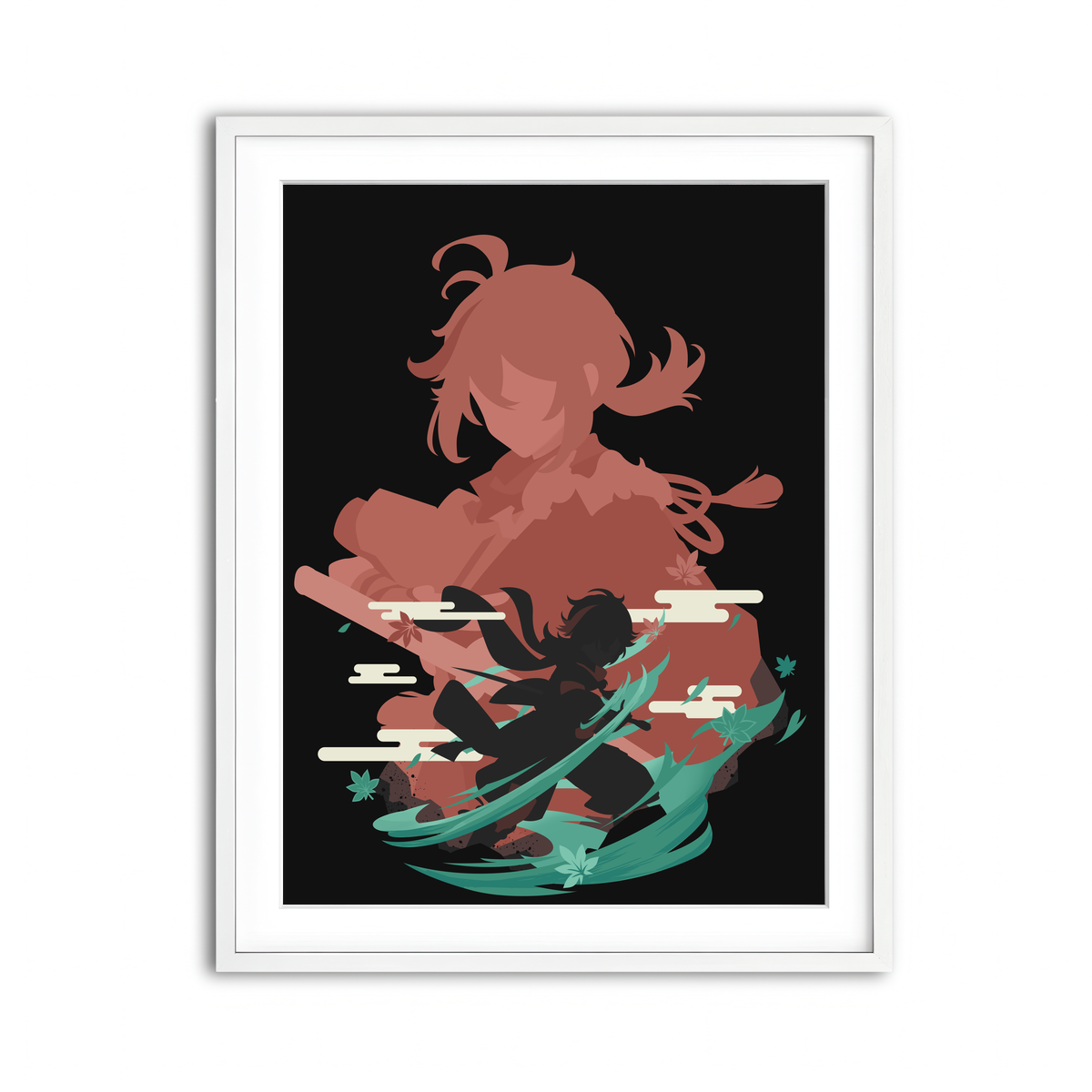 Framed Print 3x4 White