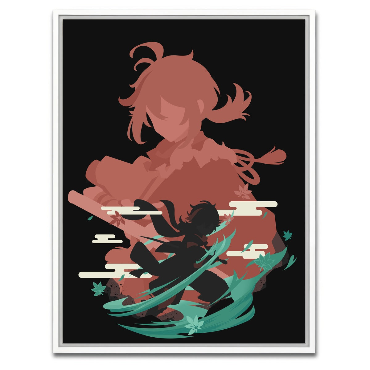 AUTO-MOCKUP WHITE | Kazuha | 1 Piece | White Framed Canvas | group=3x4