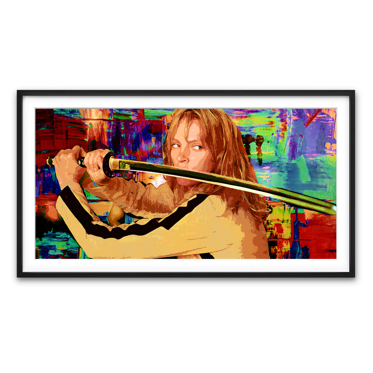 Framed Print 2x1 Black