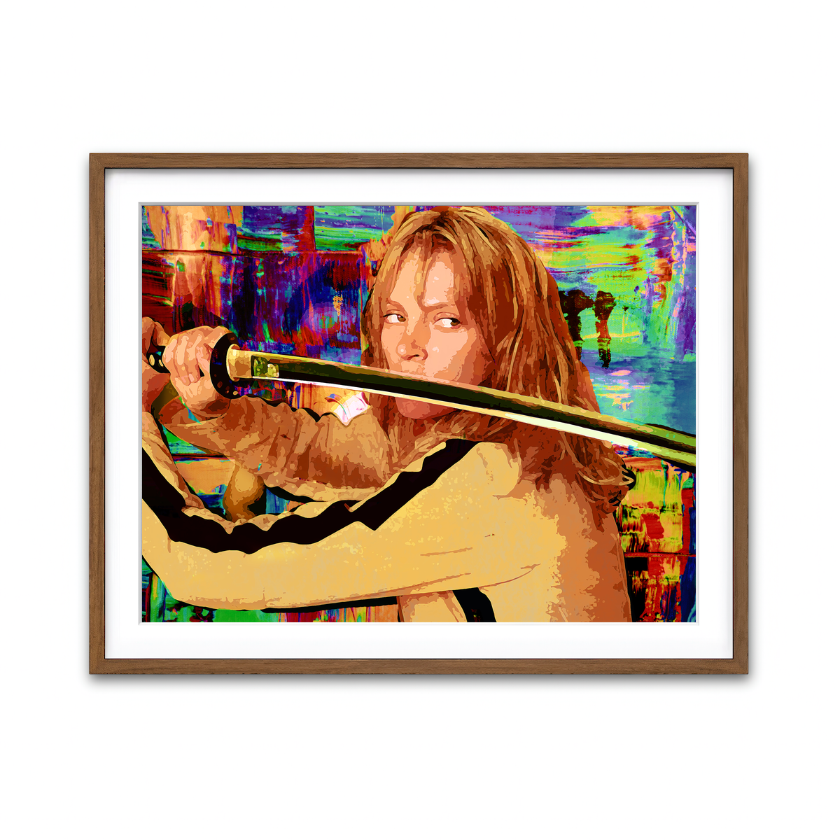 Framed Print 4x3 Walnut