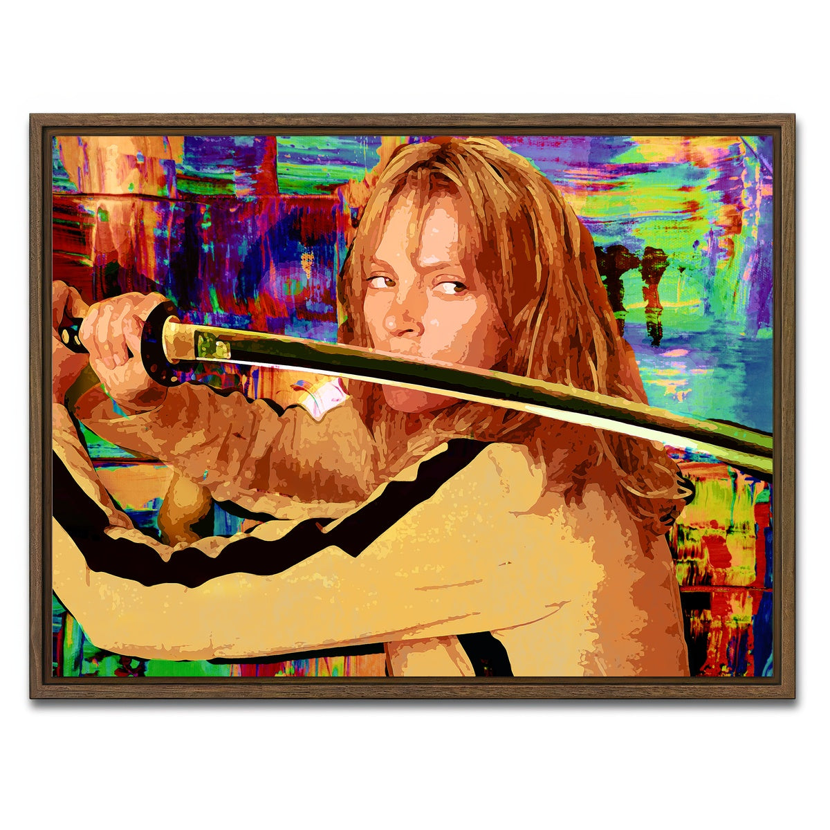 AUTO-MOCKUP WHITE | Kill Bill | 1 Piece | Walnut Framed Canvas | group=4x3