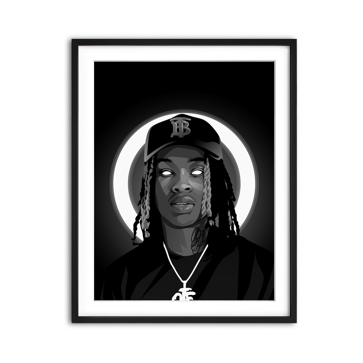 Framed Print 3x4 Black