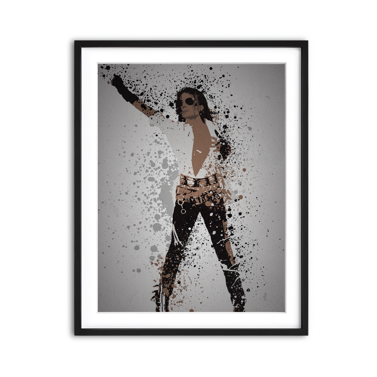 Framed Print 3x4 Black