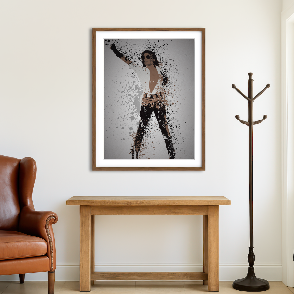 AUTO-MOCKUP ROOM | King Of Pop Wall Art
