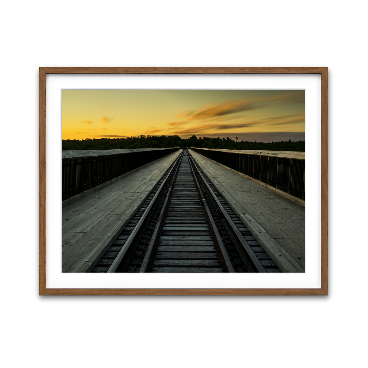 Framed Print 4x3 Walnut