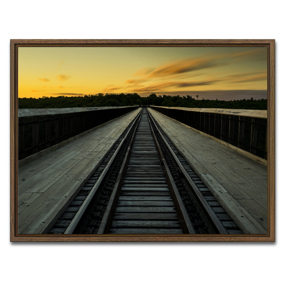 AUTO-MOCKUP WHITE | Kinzua Bridge | 1 Piece | Walnut Framed Canvas | group=4x3
