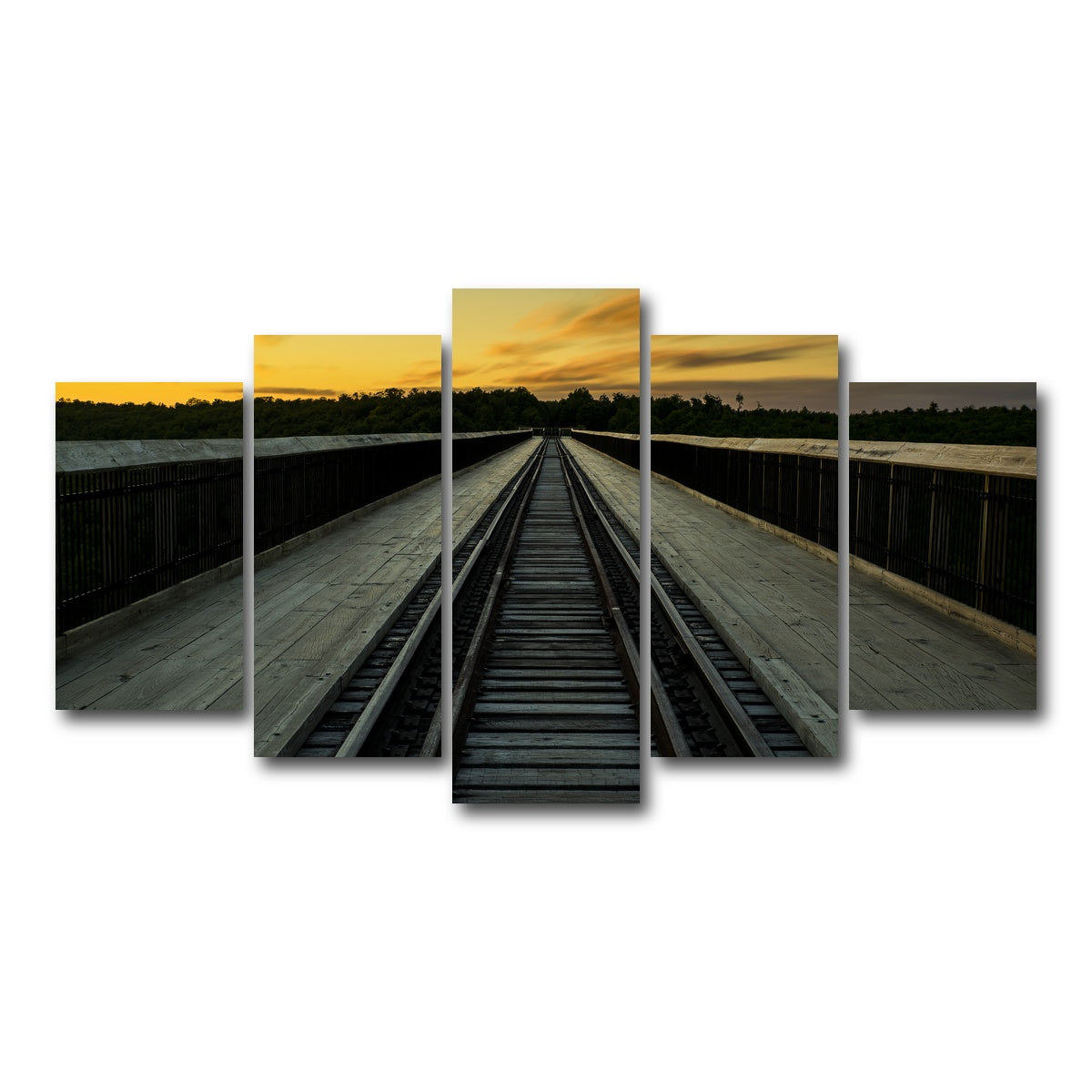 AUTO-MOCKUP WHITE | Kinzua Bridge | 5 Piece | Gallery Wrap Canvas | group=5_normal