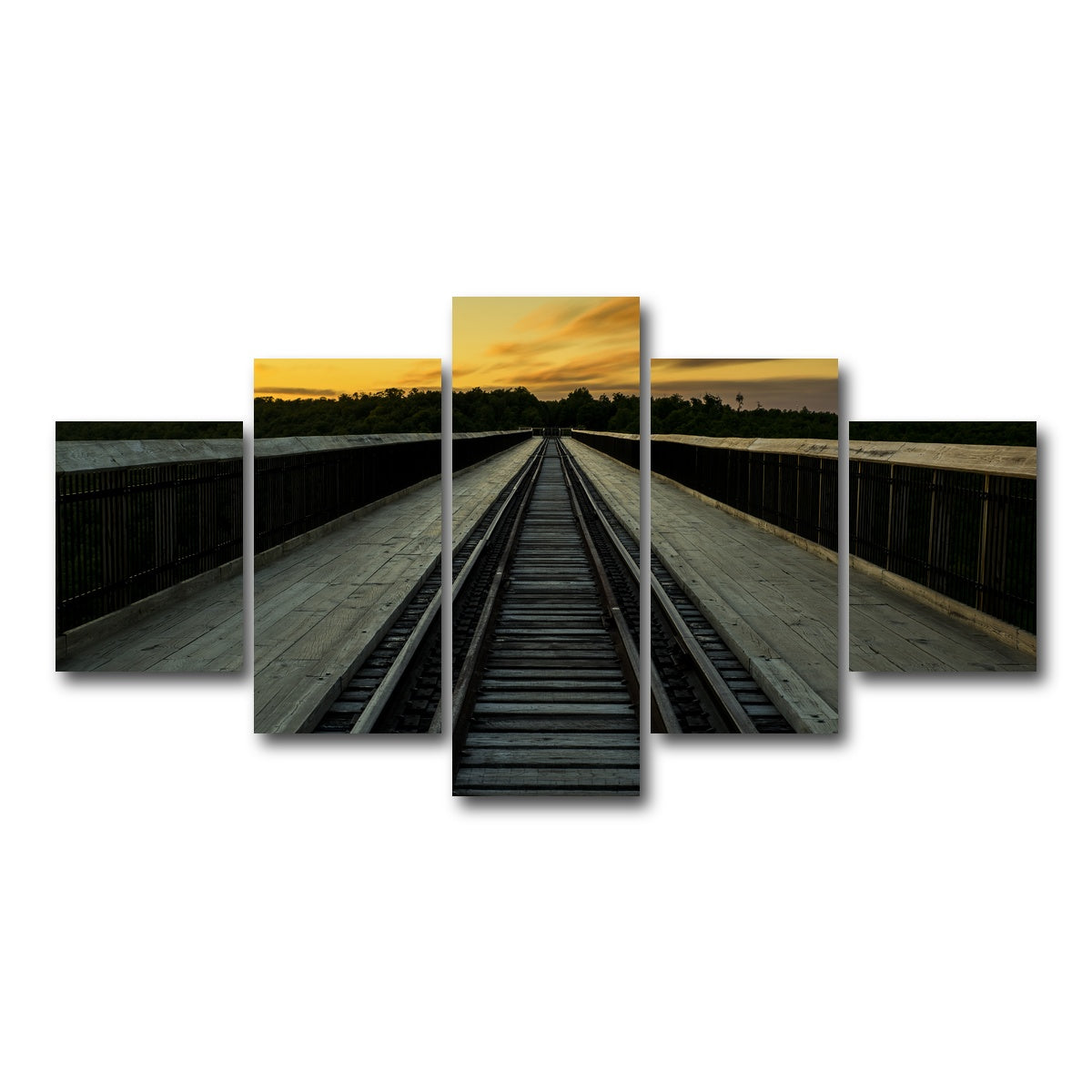 AUTO-MOCKUP WHITE | Kinzua Bridge | 5 Piece | Gallery Wrap Canvas | group=5_short