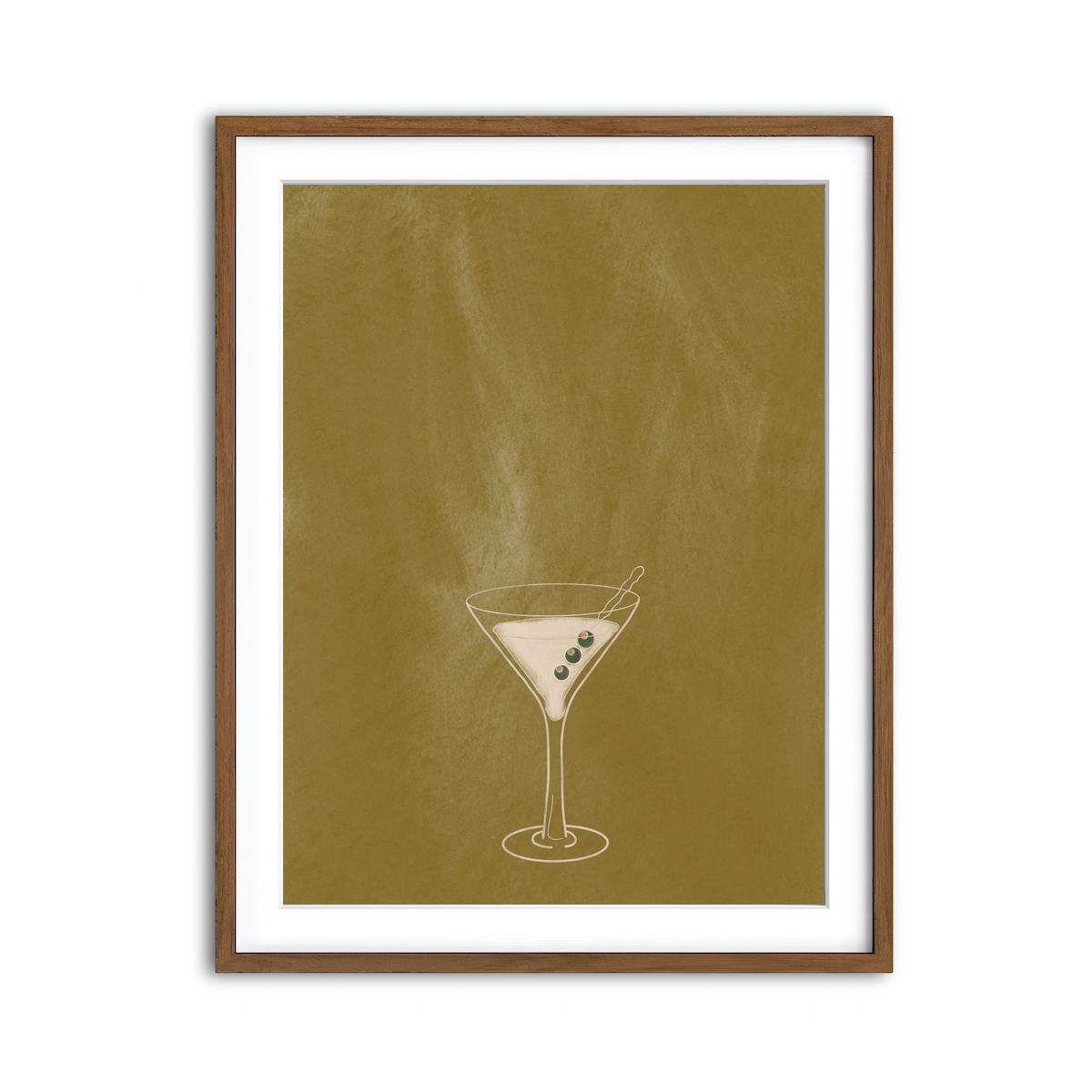 Framed Print 3x4 Walnut