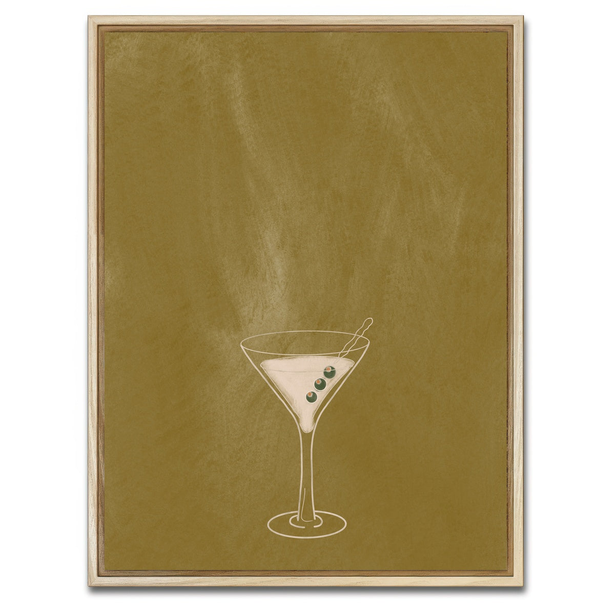 AUTO-MOCKUP WHITE | Kiss French Variant 1 | 1 Piece | Natural Framed Canvas | group=3x4