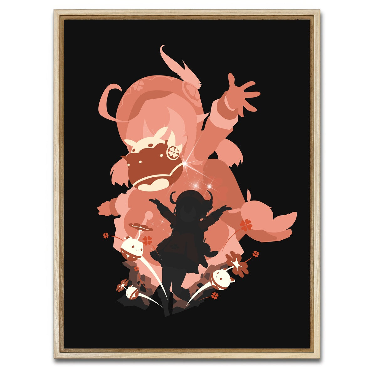 AUTO-MOCKUP WHITE | Klee | 1 Piece | Natural Framed Canvas | group=3x4