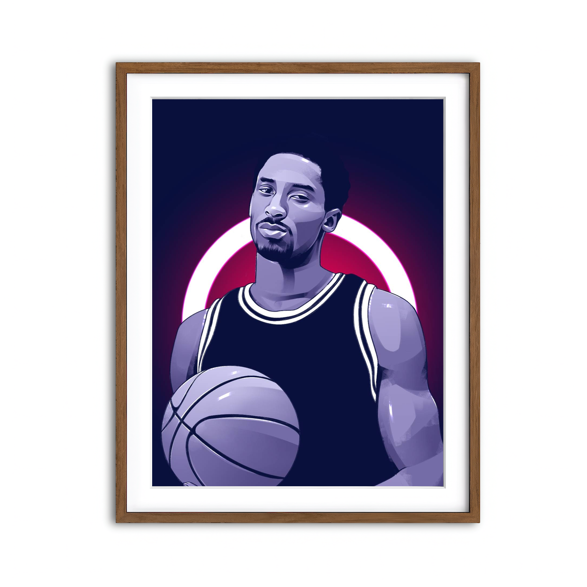 Framed Print 3x4 Walnut