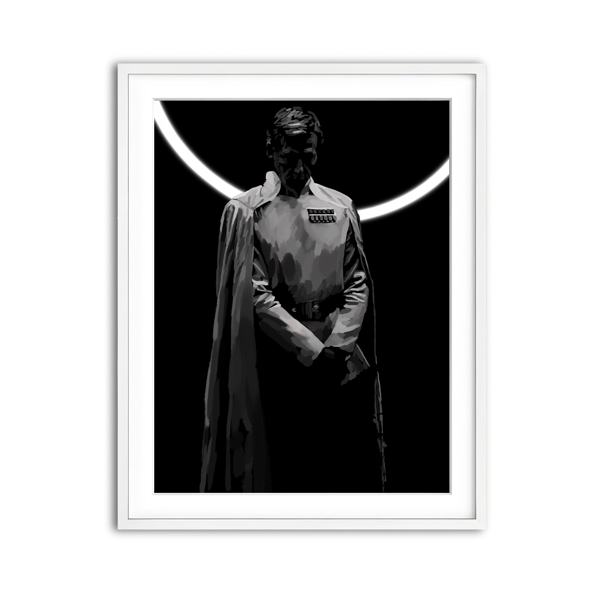 Framed Print 3x4 White