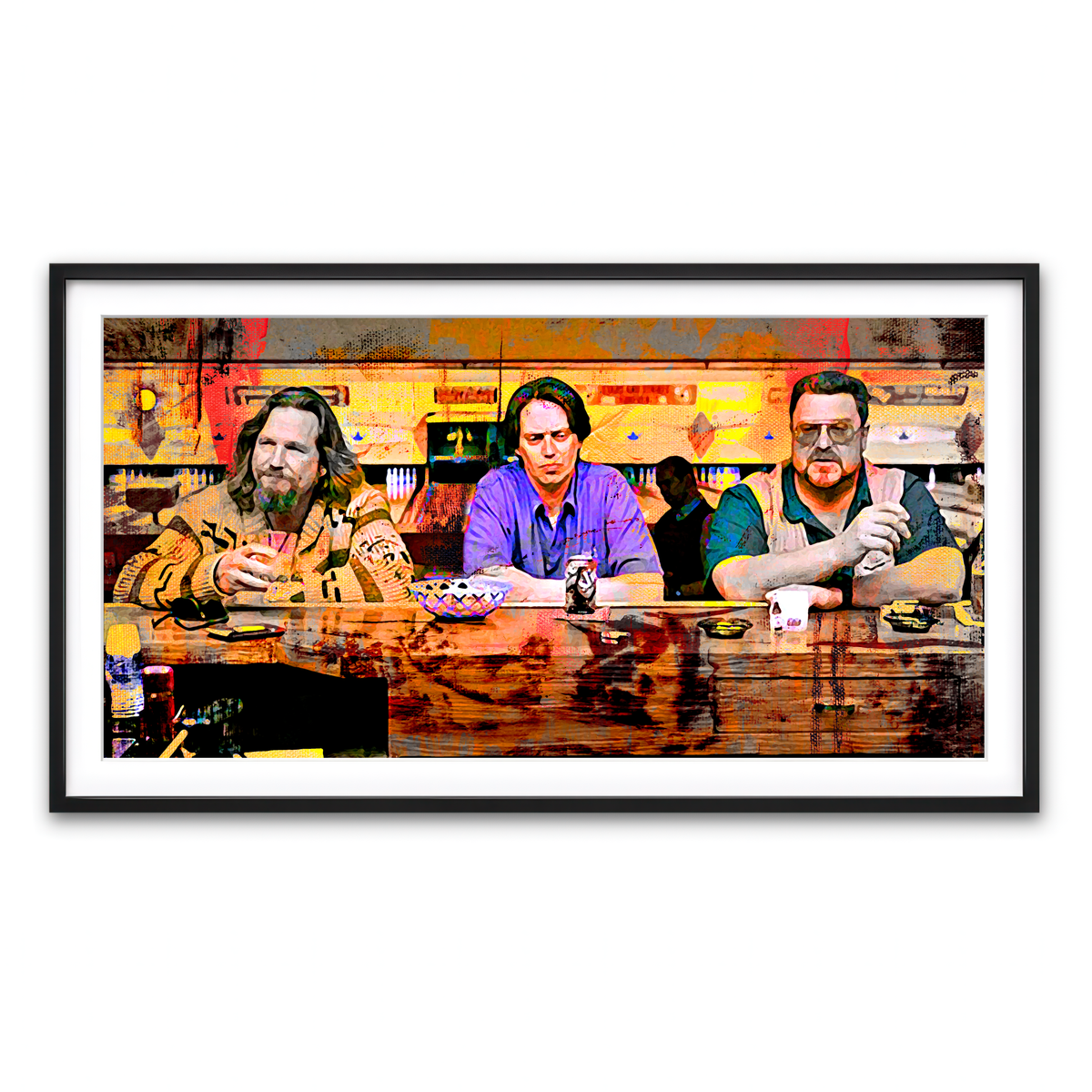 Framed Print 2x1 Black