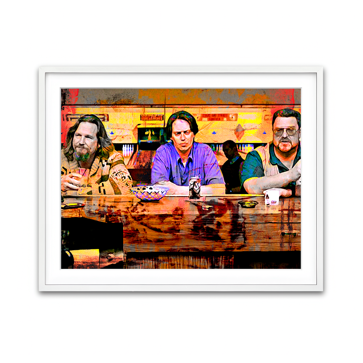 Framed Print 4x3 White