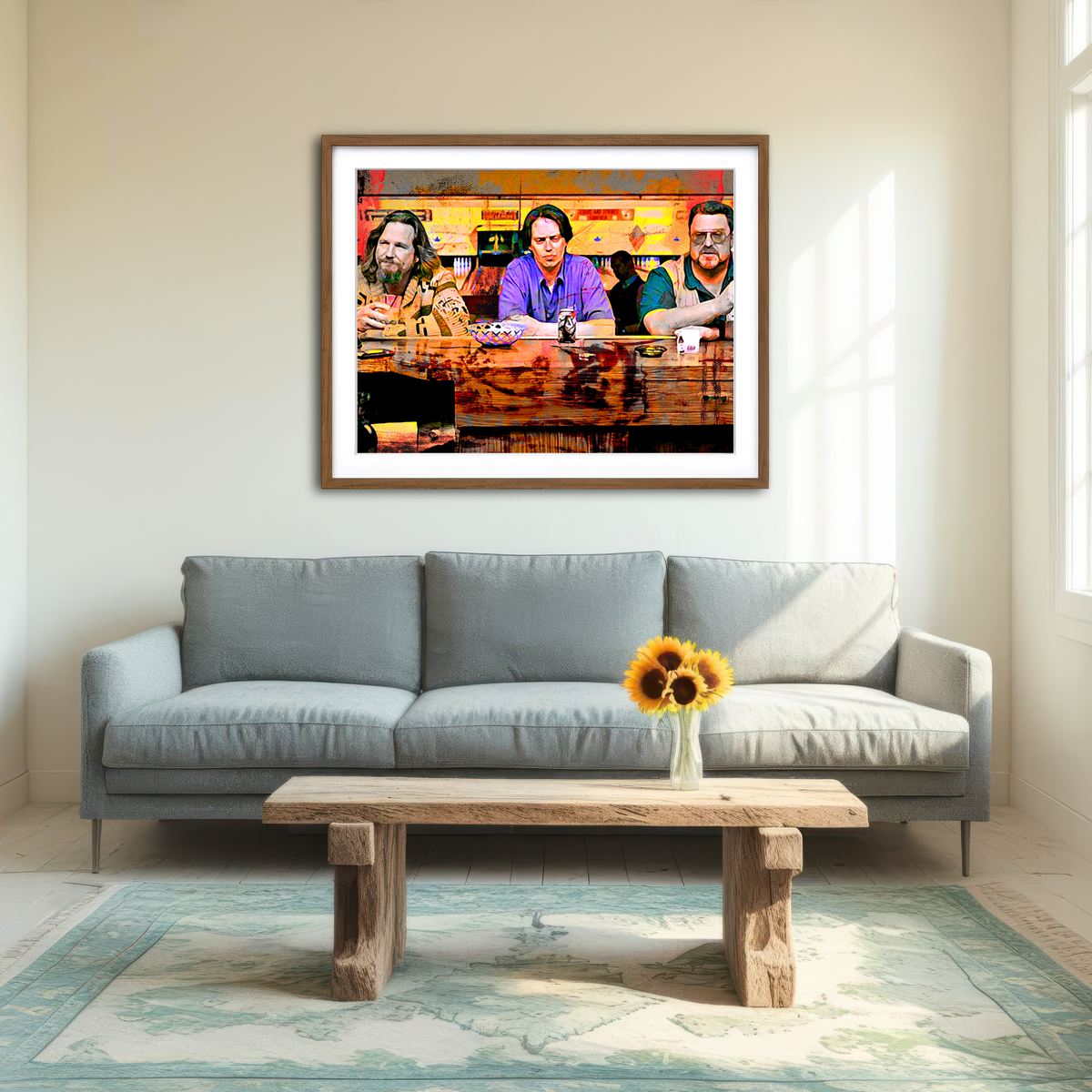 AUTO-MOCKUP ROOM | Lebowski Crew Wall Art