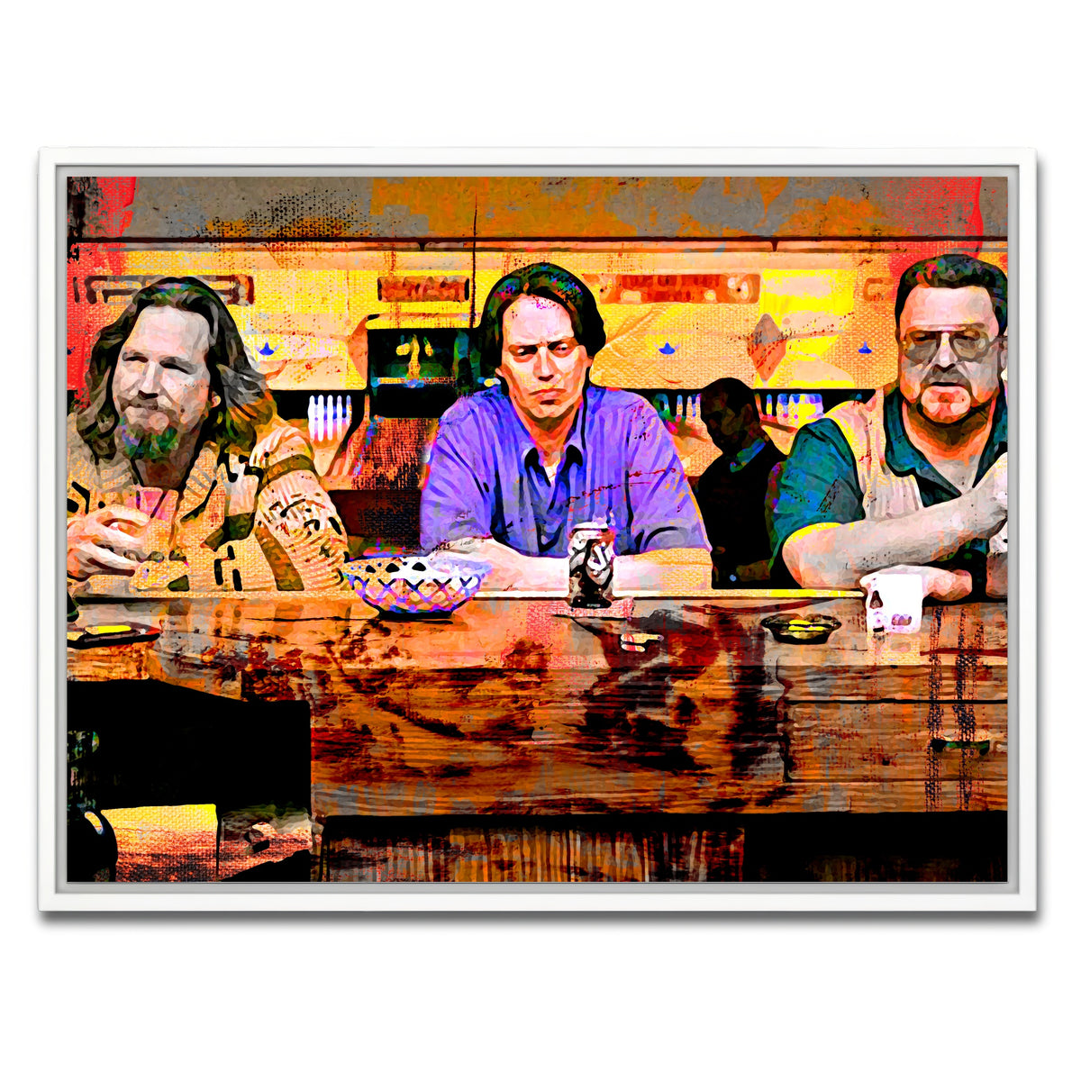 AUTO-MOCKUP WHITE | Lebowski Crew | 1 Piece | White Frame | group=4x3