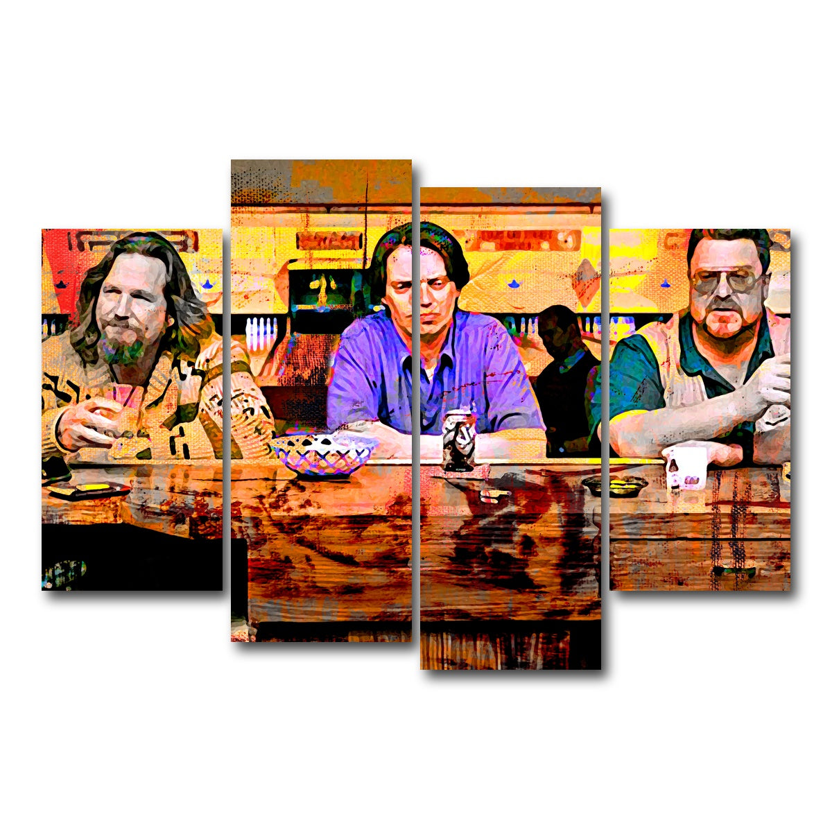 AUTO-MOCKUP WHITE | Lebowski Crew | 4 Piece | Gallery Wrapped | group=4_short