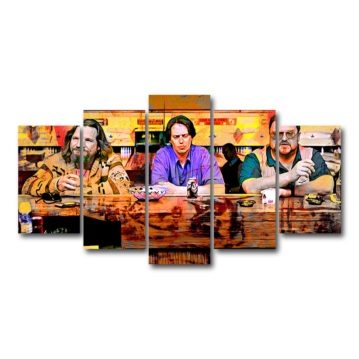 AUTO-MOCKUP WHITE | Lebowski Crew | 5 Piece | Gallery Wrapped | group=5_normal