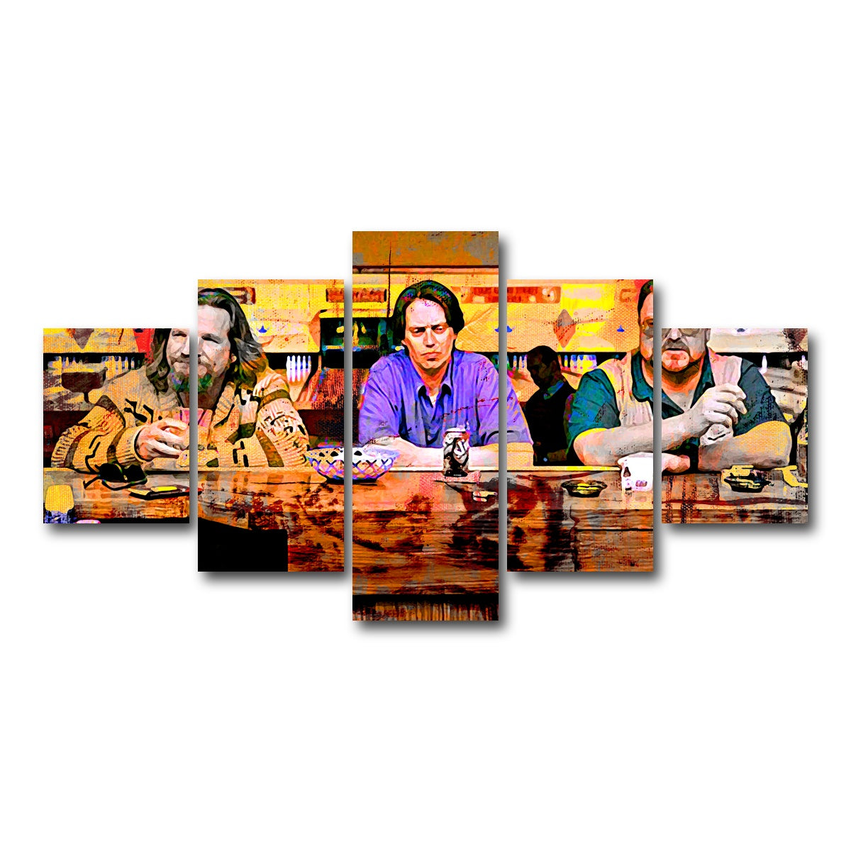 AUTO-MOCKUP WHITE | Lebowski Crew | 5 Piece | Gallery Wrapped | group=5_short