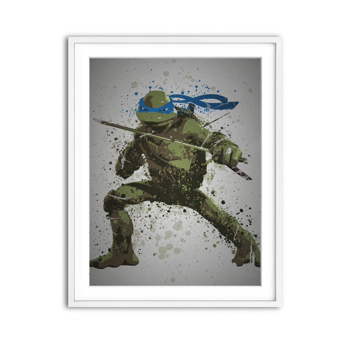 Framed Print 3x4 White