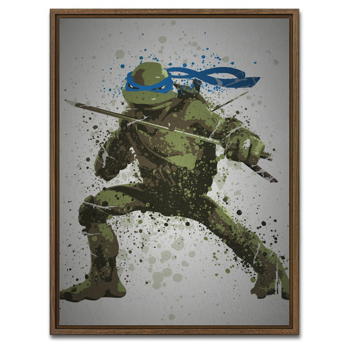 AUTO-MOCKUP WHITE | Leonardo | 1 Piece | Walnut Framed Canvas | group=3x4