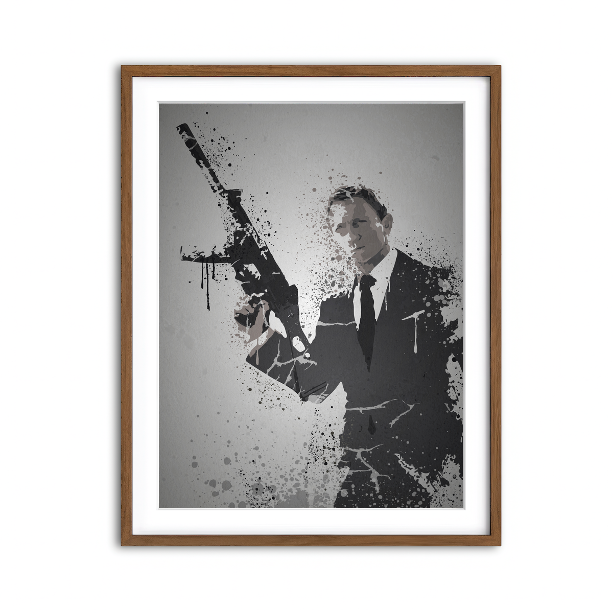 Framed Print 3x4 Walnut