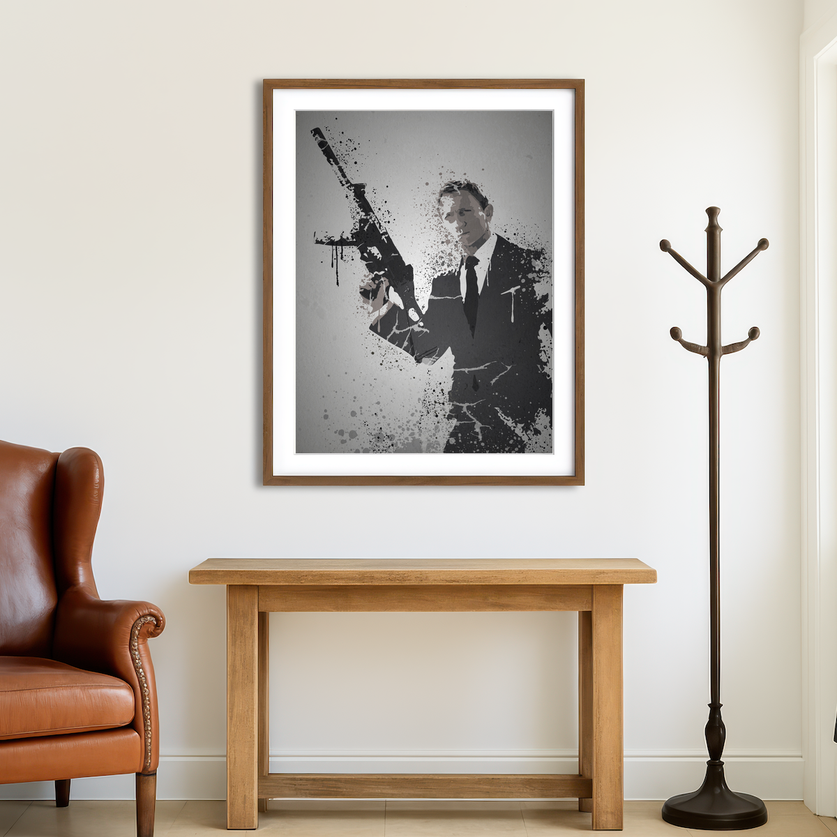 AUTO-MOCKUP ROOM | License To Kill Wall Art
