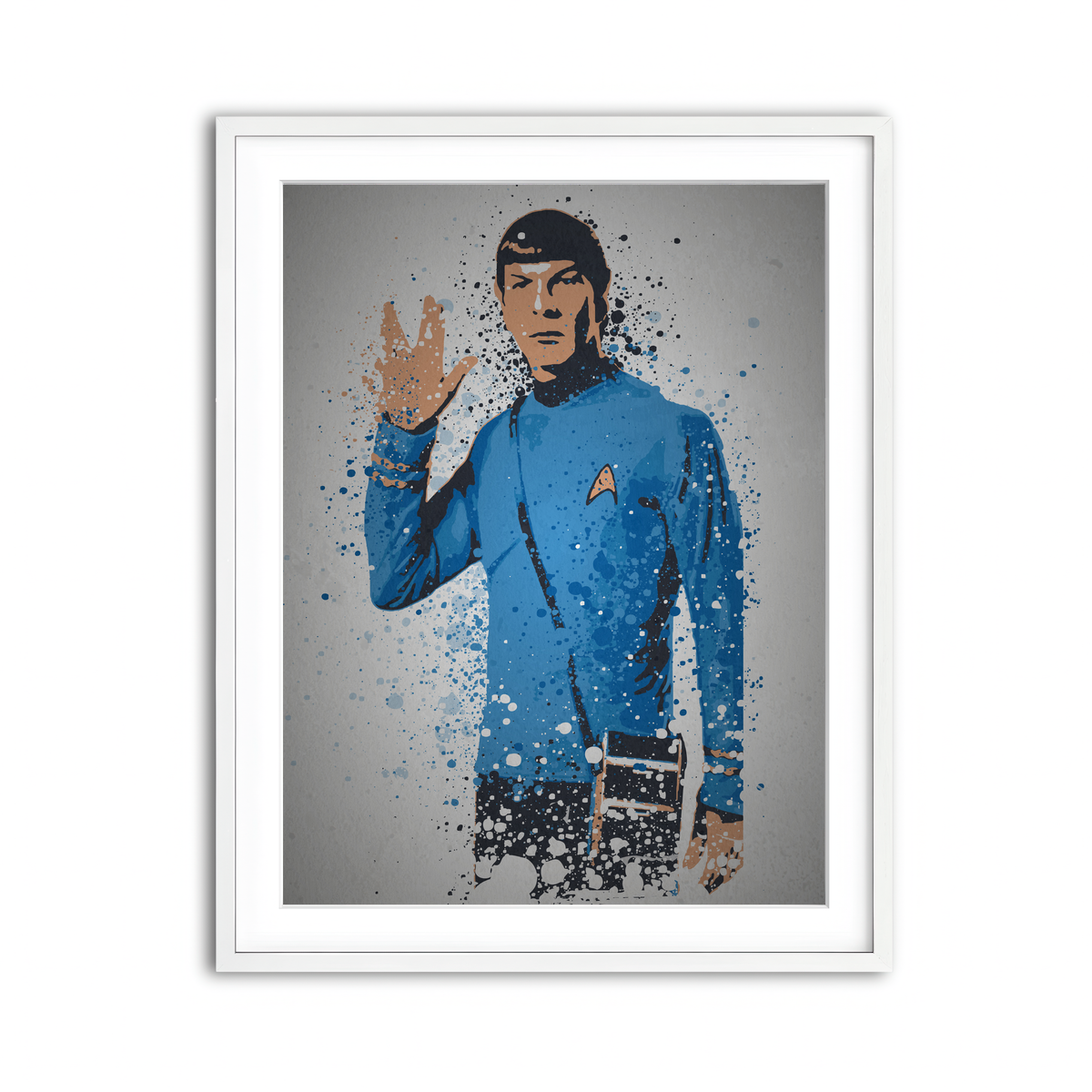 Framed Print 3x4 White