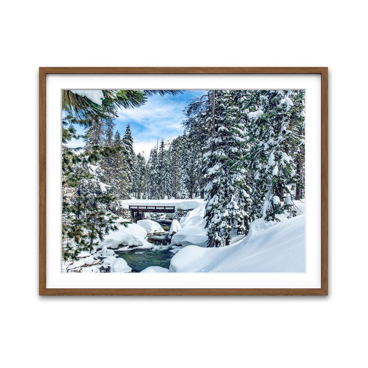 Framed Print 4x3 Walnut