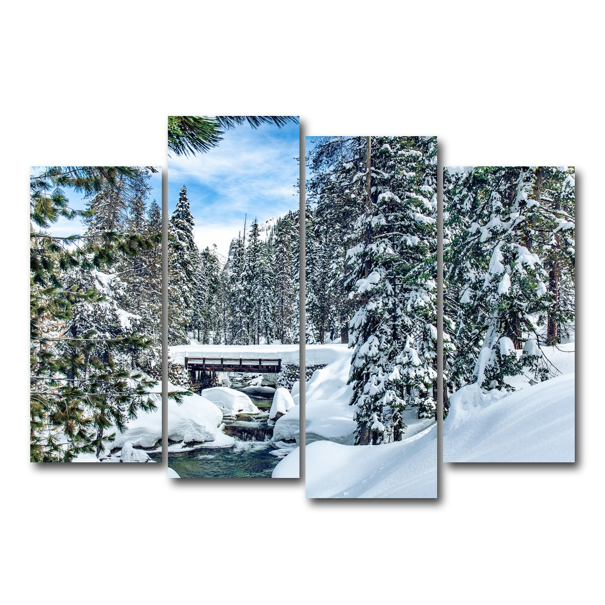 AUTO-MOCKUP WHITE | Lodgepool Bridge | 4 Piece | Gallery Wrap Canvas | group=4_normal