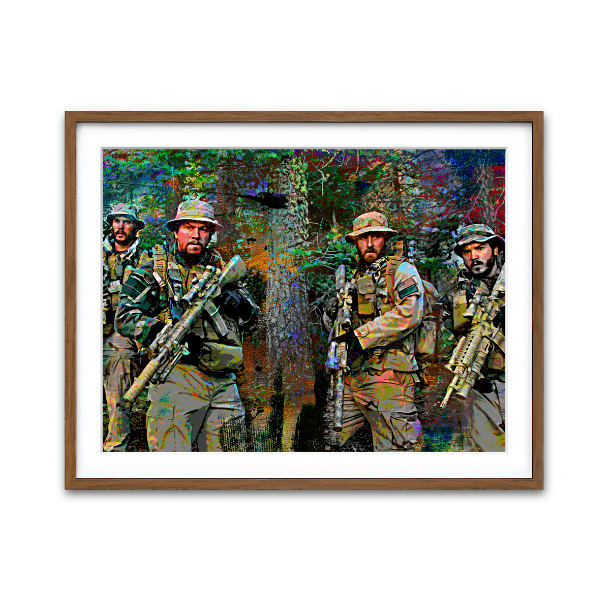 Framed Print 4x3 Walnut