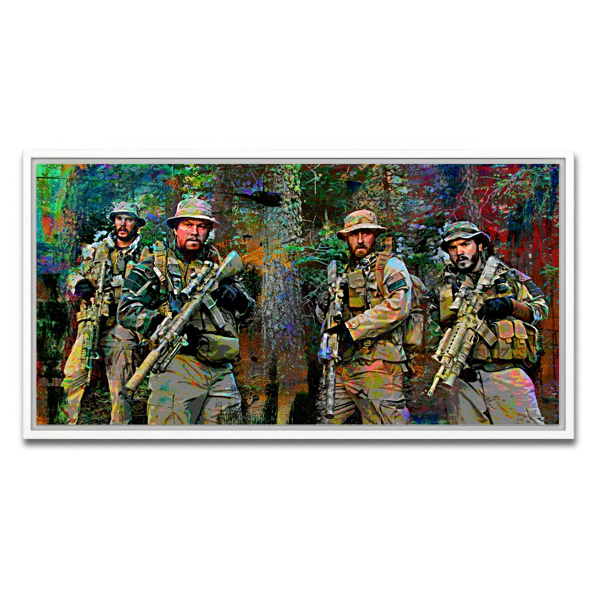AUTO-MOCKUP WHITE | Lone Survivor Crew | 1 Piece | White Framed Canvas | group=2x1