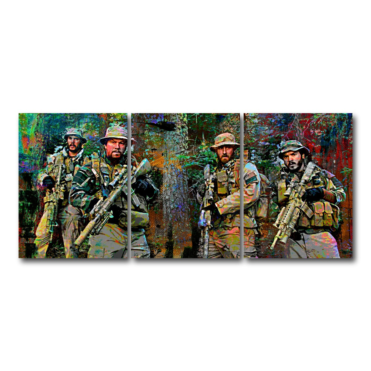 AUTO-MOCKUP WHITE | Lone Survivor Crew | 3 Piece | Gallery Wrap Canvas | group=18x24