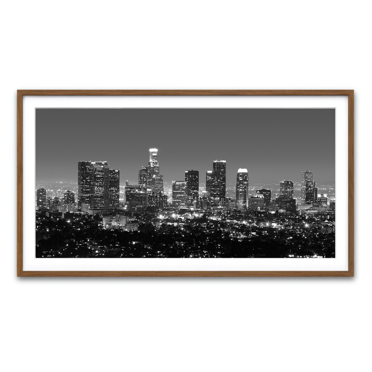 Framed Print 2x1 Walnut
