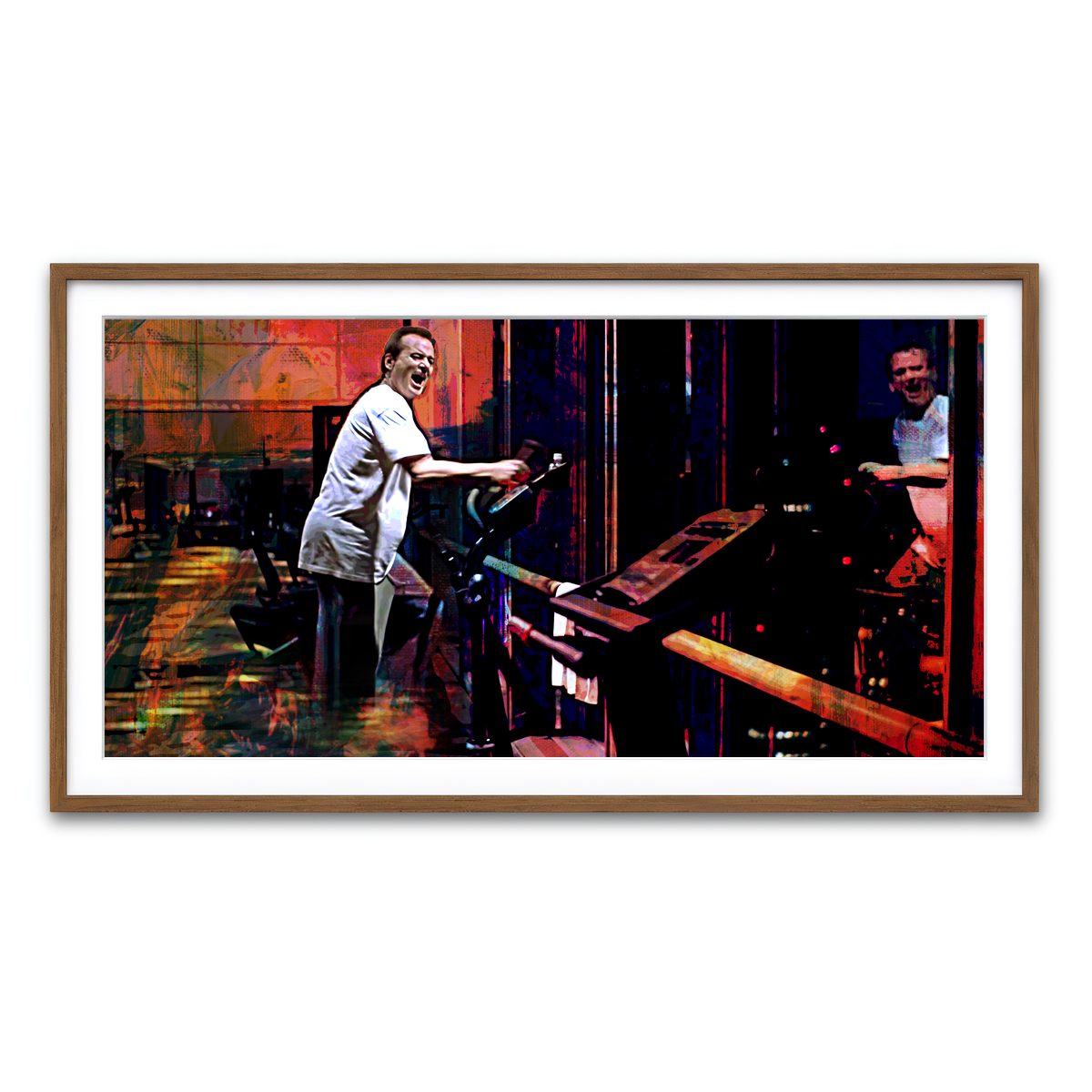 Framed Print 2x1 Walnut