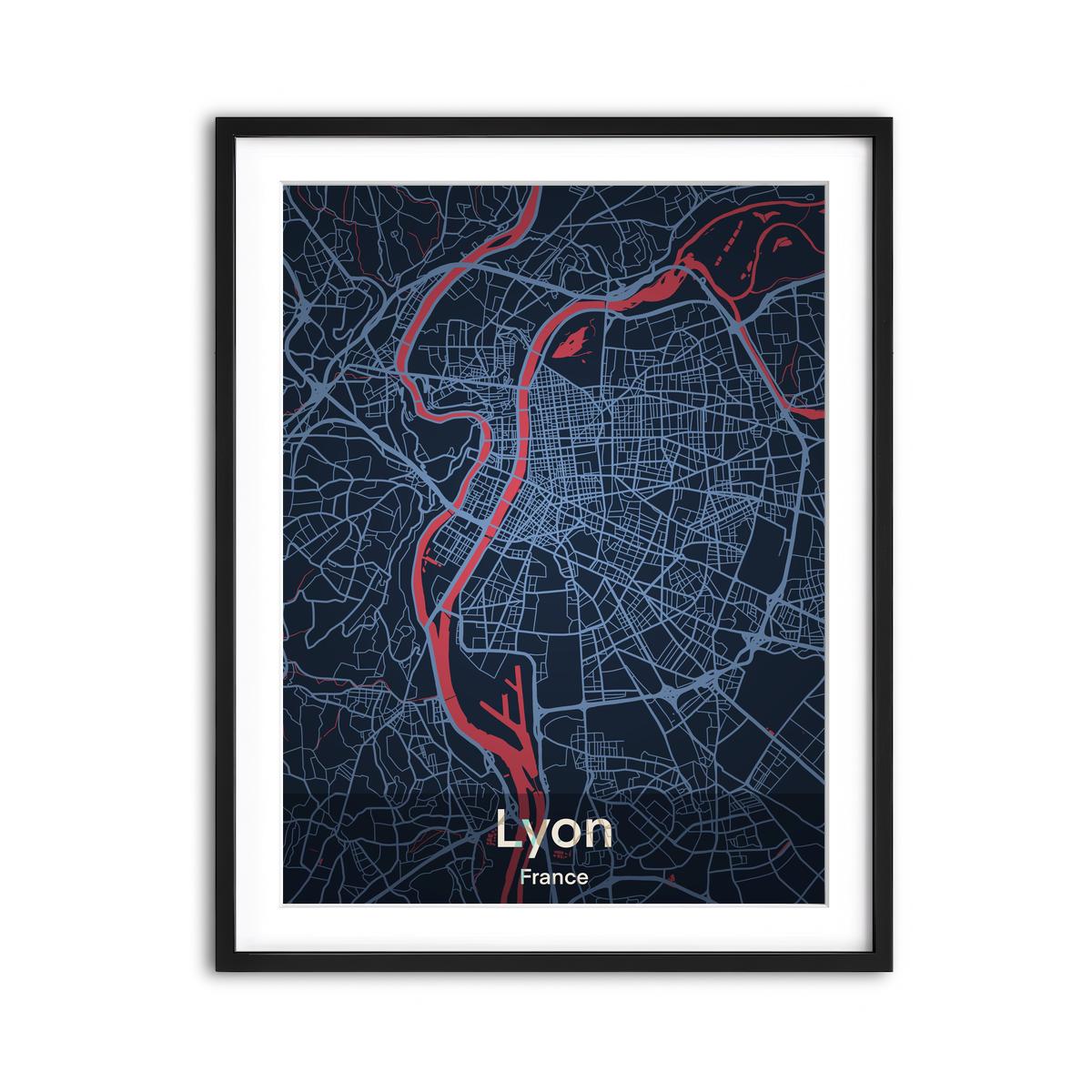 Framed Print 3x4 Black