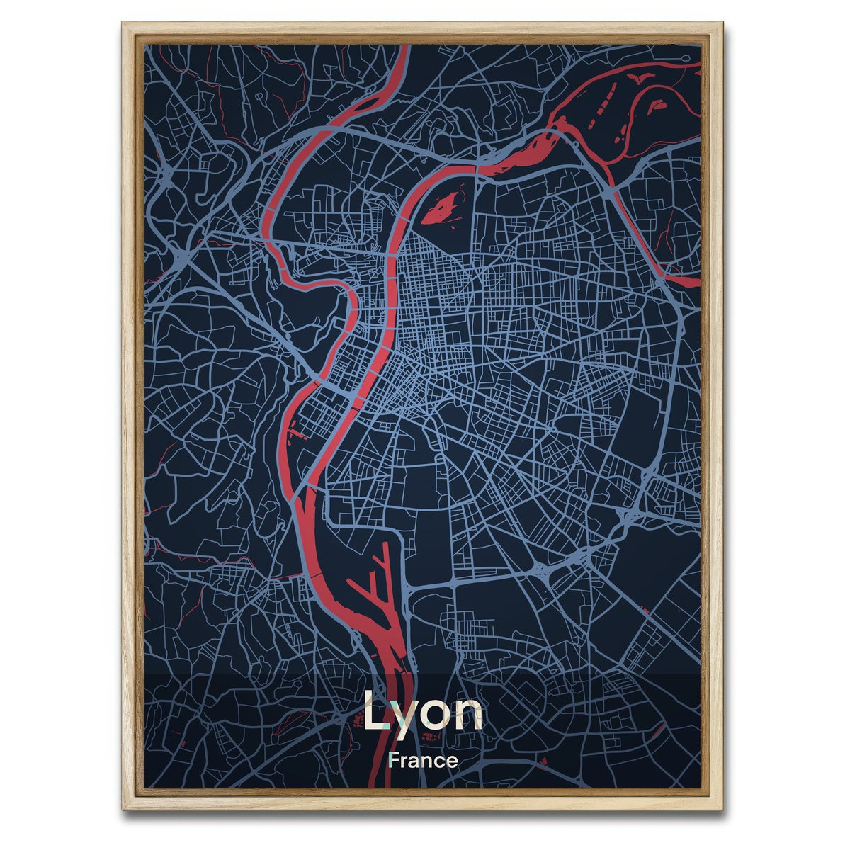 AUTO-MOCKUP WHITE | Lyon | 1 Piece | Natural Framed Canvas | group=3x4