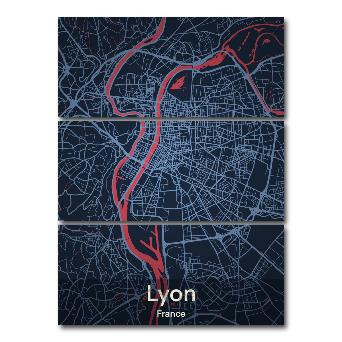 AUTO-MOCKUP WHITE | Lyon | 3 Piece | Gallery Wrap Canvas | group=8x18_stacked