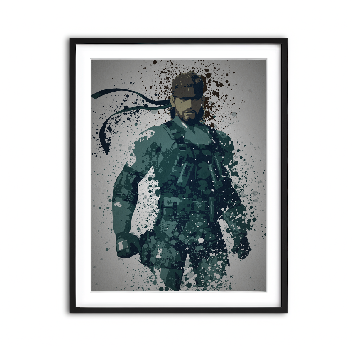 Framed Print 3x4 Black