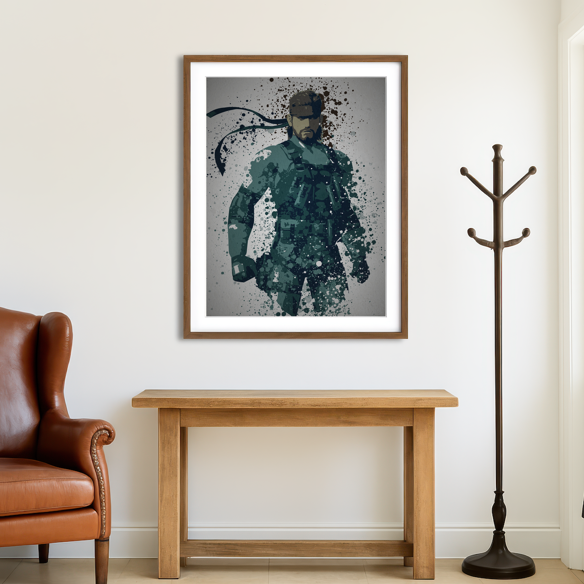 AUTO-MOCKUP ROOM | MGS Snake Wall Art
