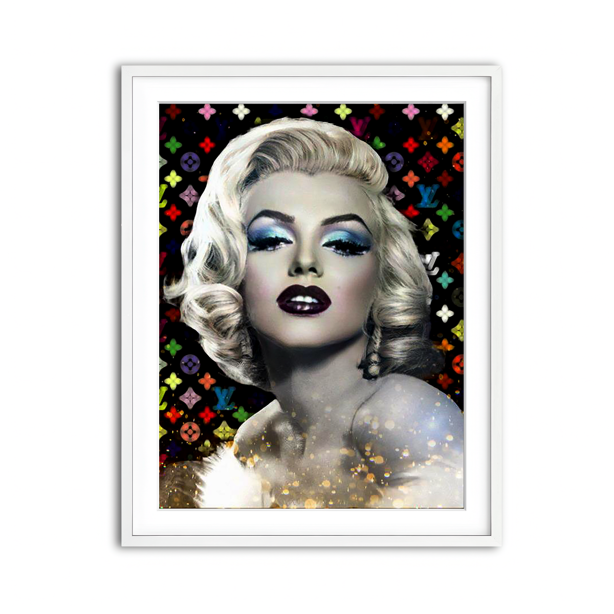 Framed Print 3x4 White