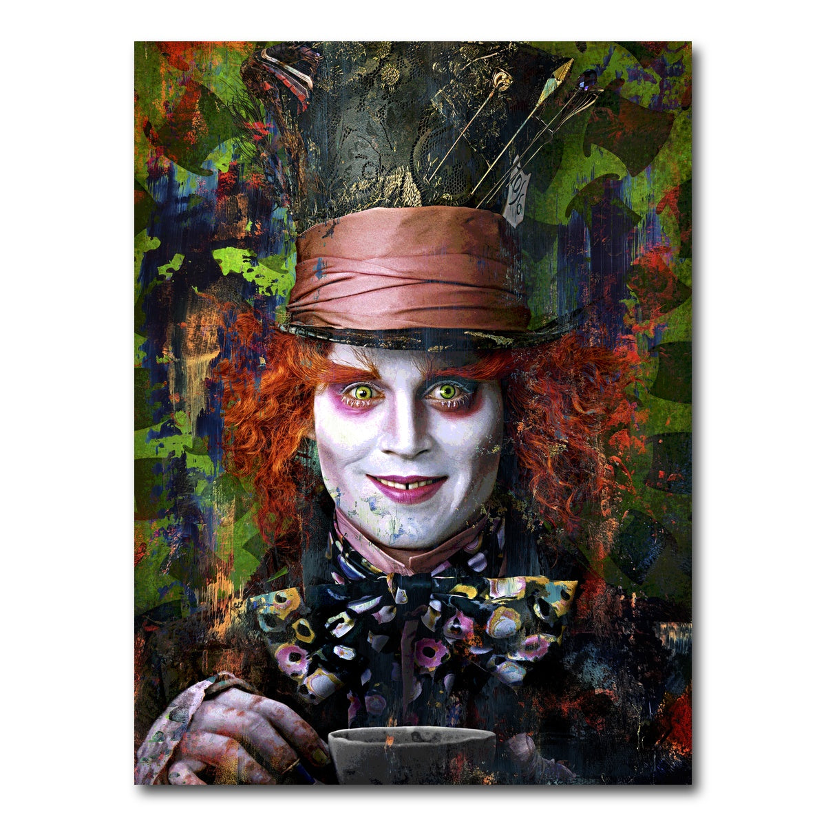 AUTO-MOCKUP WHITE | Mad Hatter | 1 Piece | Gallery Wrap Canvas | group=3x4