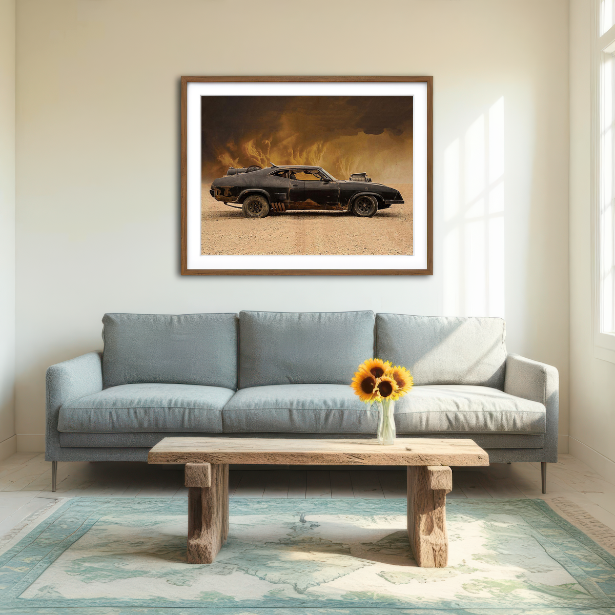 AUTO-MOCKUP ROOM | Mad Max Falcon Wall Art