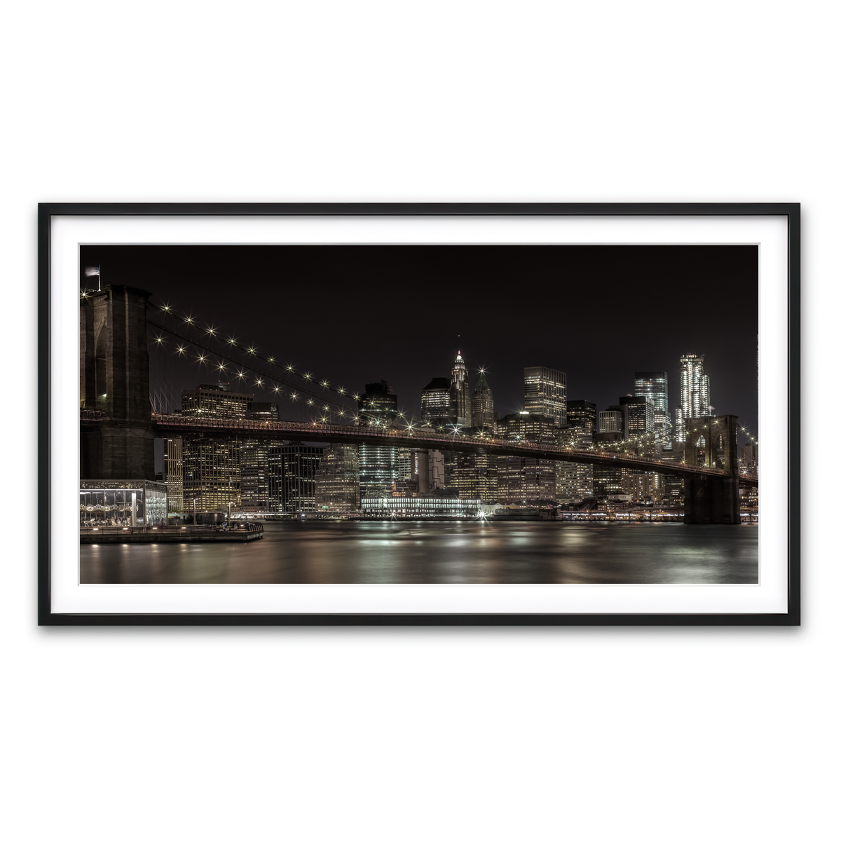 Framed Print 2x1 Black