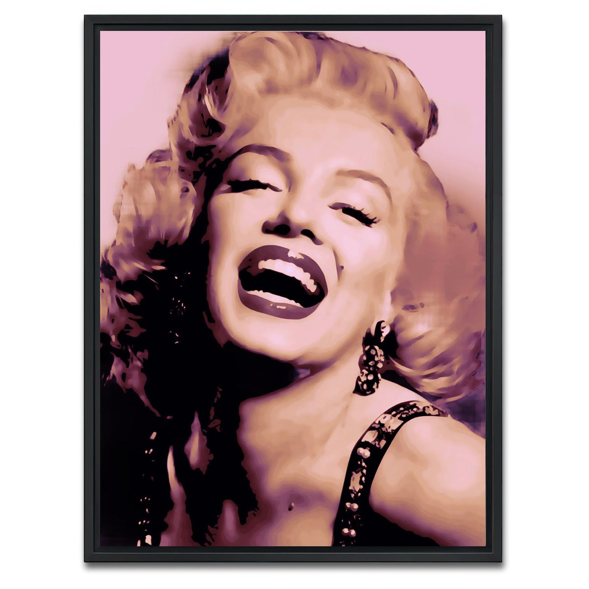 AUTO-MOCKUP WHITE | Marilyn | 1 Piece | Black Framed Canvas | group=3x4
