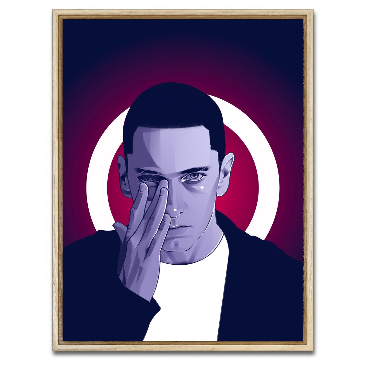 AUTO-MOCKUP WHITE | Marshall Mathers | 1 Piece | Natural Framed Canvas | group=3x4