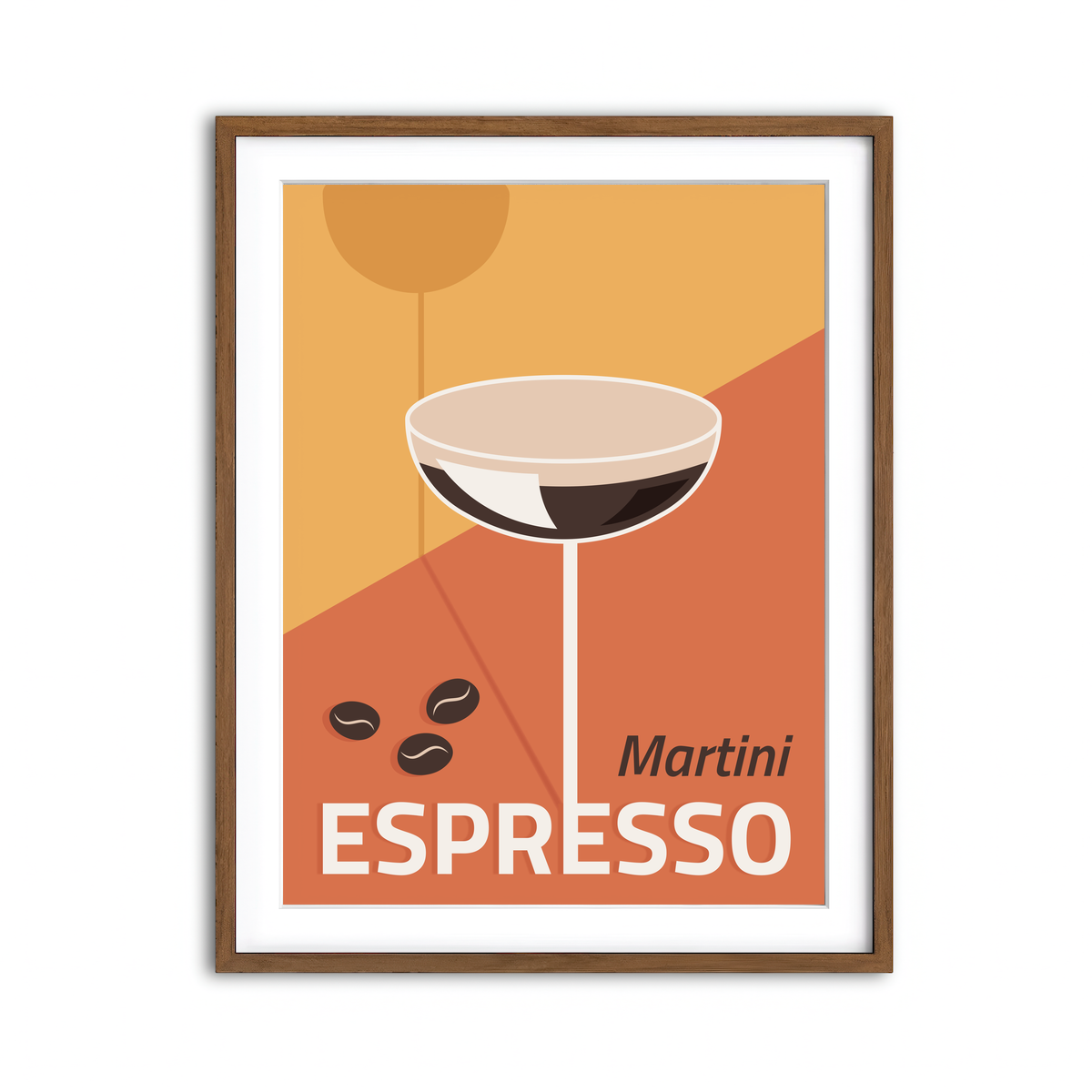 Framed Print 3x4 Walnut