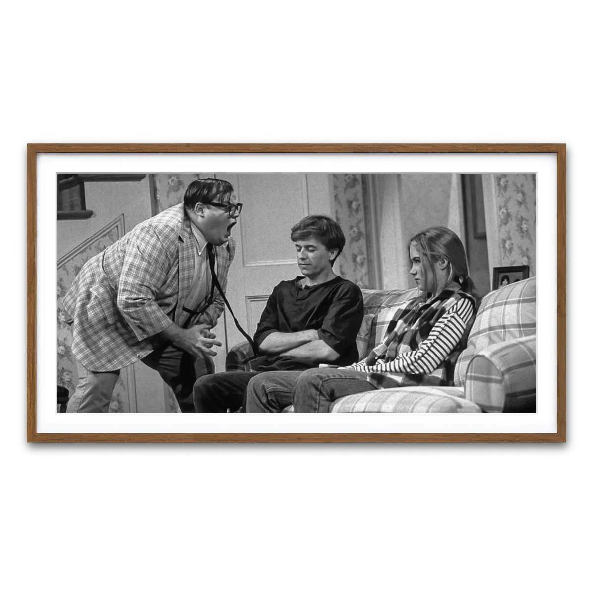 Framed Print 2x1 Walnut