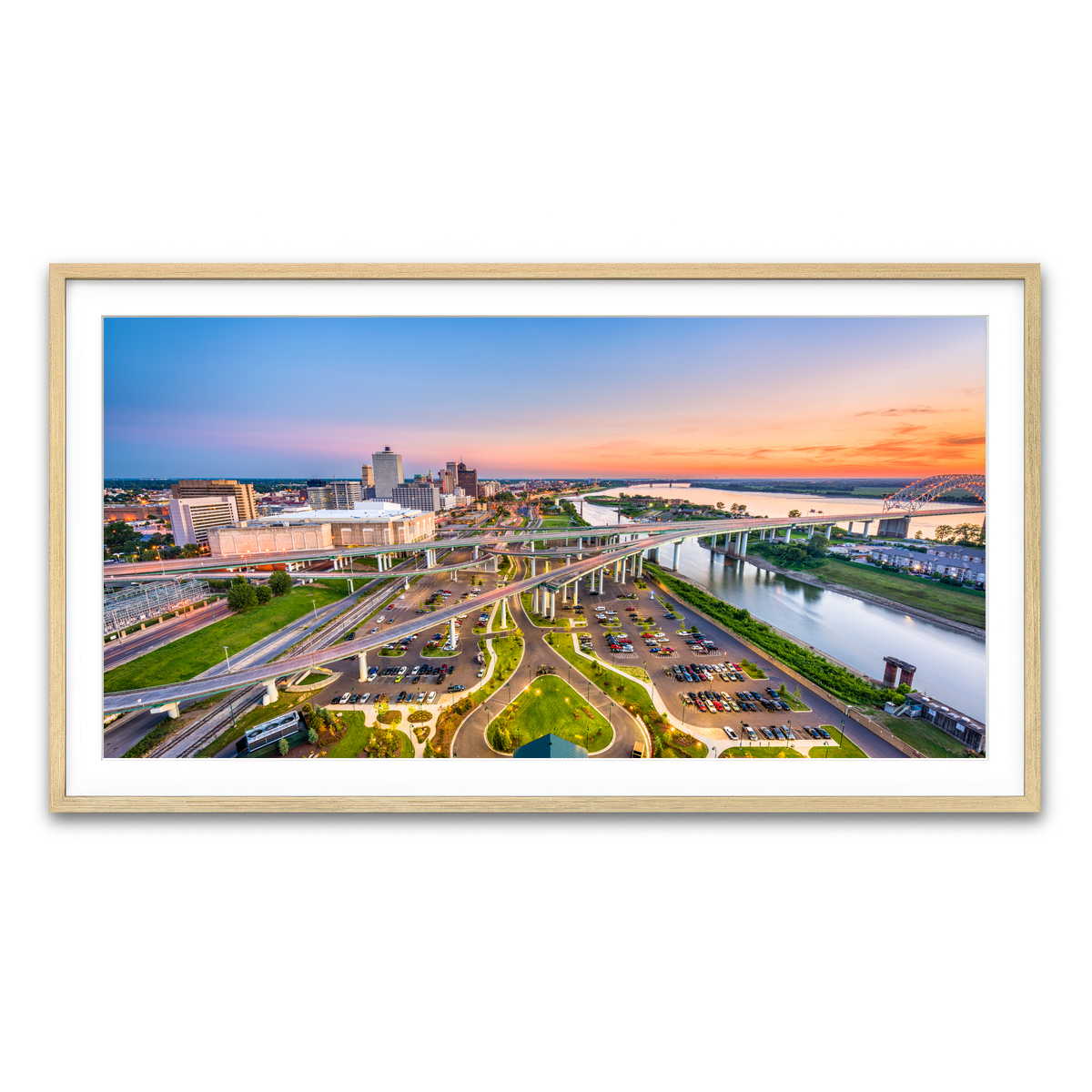Framed Print 2x1 Natural